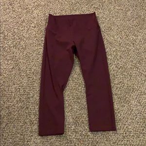 Lululemon leggings maroon